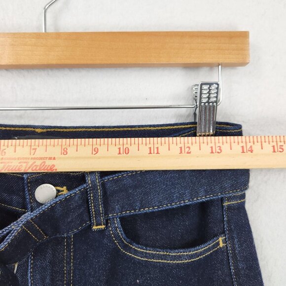 Banana Republic Jeans Womens 25 High Rise Wide Leg Crop Belted Premium Denim - Picture 3 of 11